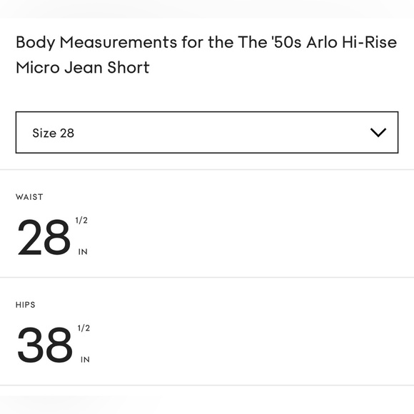 NWT Denim Forum The ‘50s Arlo High-Rise Micro Jean Short - Picture 12 of 16